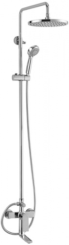 Душевая стойка Kaiser Linear 59182 хром, Душевые панели, Душевые системы, Стойки, Гарнитуры, лейки, тропический душ в Москве Тел.: +7 (968) 040-40-82