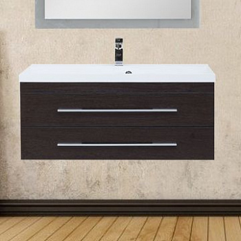 Тумба с раковиной Aquanet Нота 100 венге