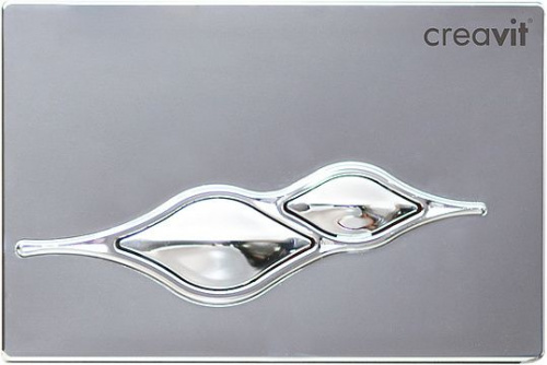 Кнопка смыва Creavit Ufo GP1004.00 хром глянцевый интернет магазина сантехники Акванота