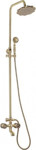 Душевая стойка Bronze de Luxe 10121F, Душевые панели, Душевые системы, Стойки, Гарнитуры, лейки, тропический душ в Москве Тел.: +7 (968) 040-40-82