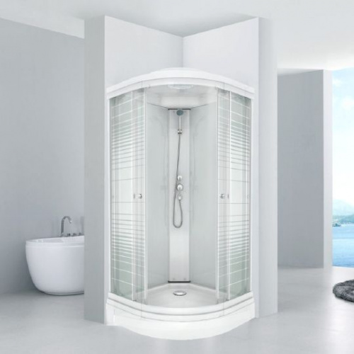 Душевой уголок Triton Стандарт 90х90 А полосы интернет магазина сантехники Акванота