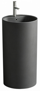 Раковина напольная SantiLine SL-4003MG темно-серая матовая интернет магазина сантехники Акванота