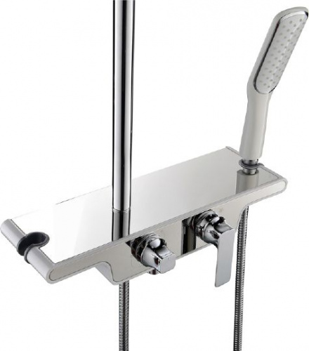 Душевая стойка Lemark Tropic LM7006C, Душевые панели, Душевые системы, Стойки, Гарнитуры, лейки, тропический душ в Москве Тел.: +7 (968) 040-40-82