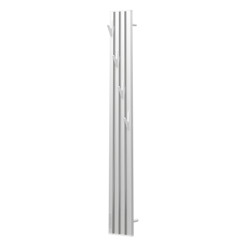 Полотенцесушитель электрический Point Пиано PN19722WC 150x1200 диммер слева, белый с хромом с доставкой по Москве
