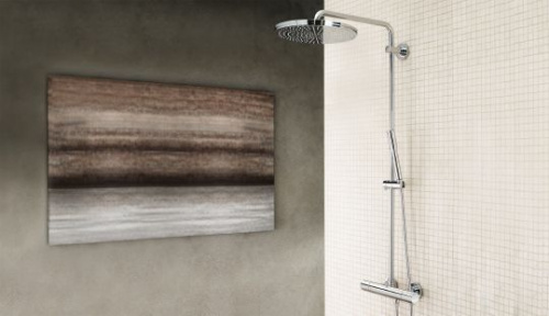 Душевая стойка Grohe Rainshower System 400 27174001, Душевые панели, Душевые системы, Стойки, Гарнитуры, лейки, тропический душ в Москве Тел.: +7 (968) 040-40-82