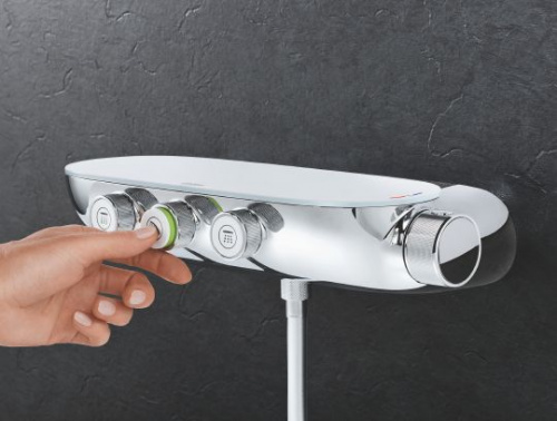 Душевой комплект Grohe Rainshower SmartControl duo 26443000, Душевые панели, Душевые системы, Душевые стойки, Гарнитуры, лейки, тропический душ в Москве Тел.: +7 (968) 040-40-82