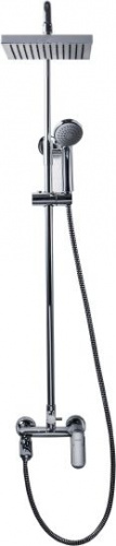 Душевая стойка Bravat Opal F6125183CP-A4-RUS, Душевые панели, Душевые системы, Стойки, Гарнитуры, лейки, тропический душ в Москве Тел.: +7 (968) 040-40-82