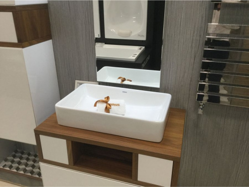 Раковина накладная SSWW CL3152 61x37 интернет магазина сантехники Акванота