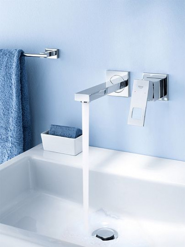 Смеситель для раковины Grohe Eurocube 19895000 настенный купить по всей России