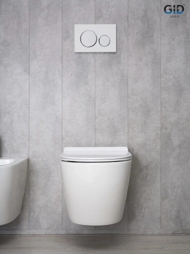 Унитаз подвесной GID Convexo Tr2122B белый 53.5x36x35 в интернет магазине сантехники Акванота в Москве Тел.: +7 (968) 040-40-82