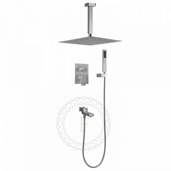 Душевая система встраиваемая Filarete Fing FL1042NK, никель
