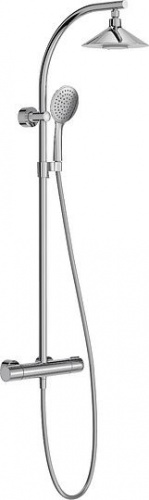 Душевая стойка Jacob Delafon Moxie E5799-CP, Душевые панели, Душевые системы, Стойки, Гарнитуры, лейки, тропический душ в Москве Тел.: +7 (968) 040-40-82