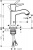 Смеситель для раковины Hansgrohe Metropol Classic 31301090, хром/золото купить по всей России