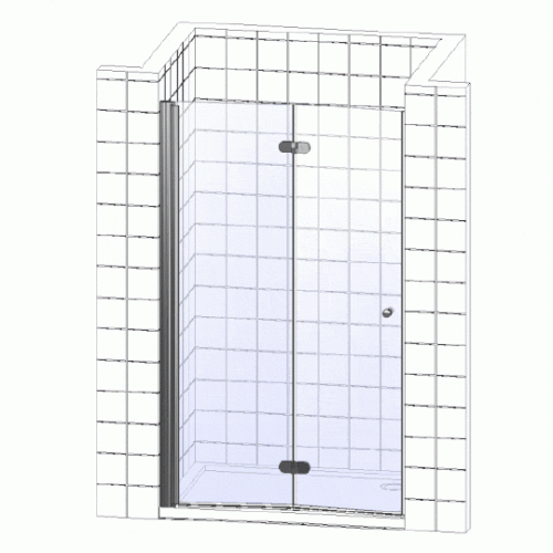 Душевой уголок Wasserkraft Weser 78F03 90x90 см интернет магазина сантехники Акванота