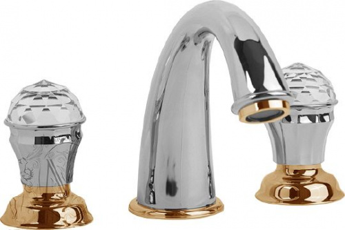Смеситель для раковины Migliore Korona Swarovski ML.KRN-4712 CrDo купить по всей России