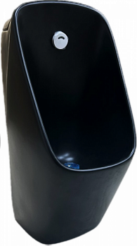 Писсуар подвесной SantiLine SL-6004MB сенсорный, черный матовый