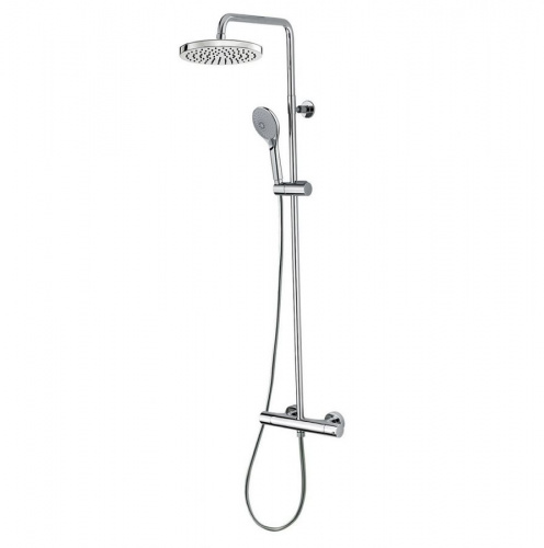 Душевой комплект Bossini Elios L10172.030 с термостатом, Душевые панели, Душевые системы, Стойки, Гарнитуры, лейки, тропический душ в Москве Тел.: +7 (968) 040-40-82