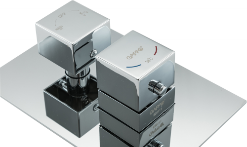 Душевой комплект Gappo G07 G7107-40 хром, Душевые панели, Душевые системы, Душевые стойки, Гарнитуры, лейки, тропический душ в Москве Тел.: +7 (968) 040-40-82
