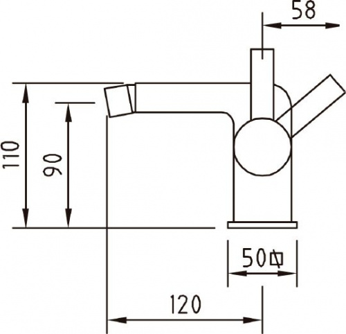 Смеситель для биде Clever Bimini 97043 купить по всей России