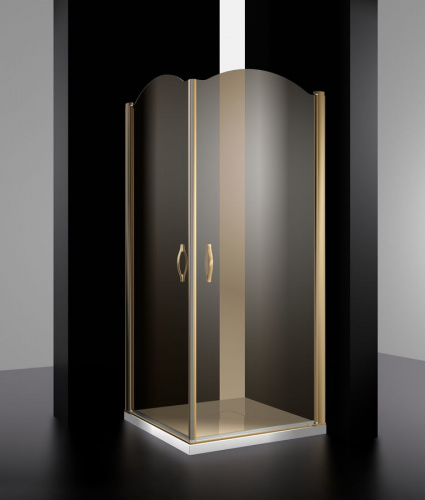 Душевой уголок Sturm Eleganz 100 bronze тонированное интернет магазина сантехники Акванота
