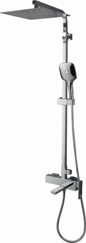 Душевая стойка Gappo G18 G2418-1 хром, Душевые панели, Душевые системы, Стойки, Гарнитуры, лейки, тропический душ в Москве Тел.: +7 (968) 040-40-82