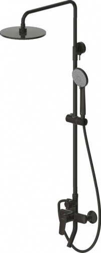Душевая стойка Bravat Rhein F6429564BW-A-ENG, Душевые панели, Душевые системы, Стойки, Гарнитуры, лейки, тропический душ в Москве Тел.: +7 (968) 040-40-82