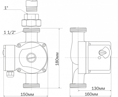 Циркуляционный насос Aquario AC 258-180