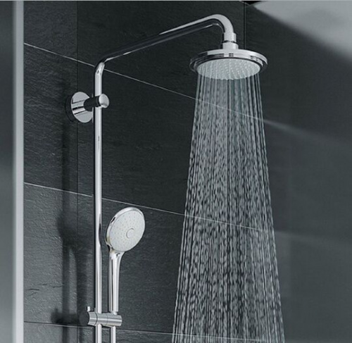 Душевая стойка Grohe Euphoria 27475000, Душевые панели, Душевые системы, Стойки, Гарнитуры, лейки, тропический душ в Москве Тел.: +7 (968) 040-40-82