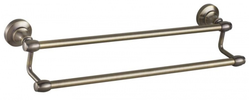 Полотенцедержатель Raiber RB52009 двойной бронза