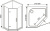 Душевой уголок Weltwasser WW950 950P1-90 интернет магазина сантехники Акванота