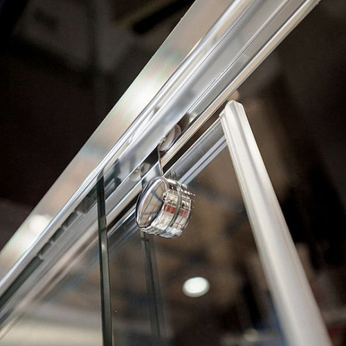 Шторка на ванну GuteWetter Slide Pearl GV-862 левая 75 см стекло бесцветное, профиль хром