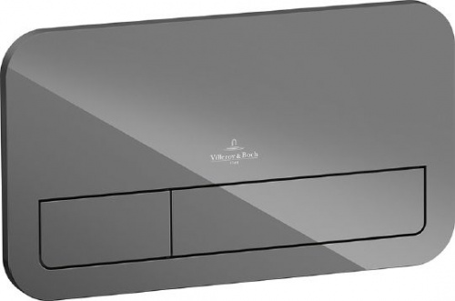 Кнопка смыва Villeroy & Boch Viconnect 922400RA серый глянцевый интернет магазина сантехники Акванота