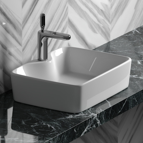 Раковина накладная Ceramica Nova Element CN6033 48x37x13 интернет магазина сантехники Акванота