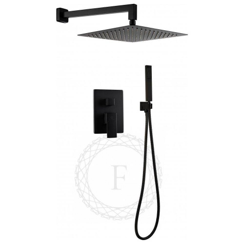 Душевая система встраиваемая Filarete Fing FL1043BL, черный, Душевые панели, Душевые системы, Душевые стойки, Гарнитуры, лейки, тропический душ в Москве Тел.: +7 (968) 040-40-82