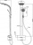 Душевая стойка Gllon GL-SF2011GLW-S, Душевые панели, Душевые системы, Стойки, Гарнитуры, лейки, тропический душ в Москве Тел.: +7 (968) 040-40-82