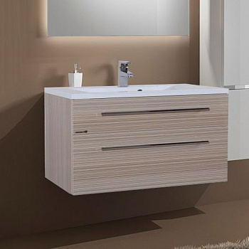 Тумба с раковиной Bellezza Эльза 90 бежевая