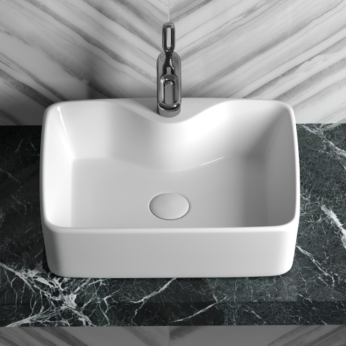 Раковина накладная Ceramica Nova Element CN6033 48x37x13 интернет магазина сантехники Акванота