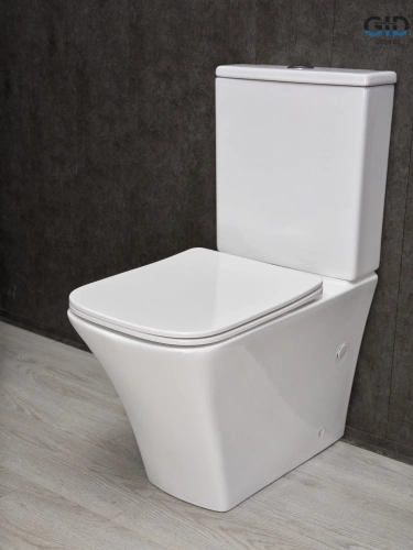 Унитаз напольный GID Cuadrado Tn2184 белый 62.5x35x81 в интернет магазине сантехники Акванота в Москве Тел.: +7 (968) 040-40-82