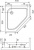 Поддон для душа RGW Style TR 90x90x21 интернет магазина сантехники Акванота