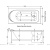 Акриловая ванна Aquanet West 170x70 см