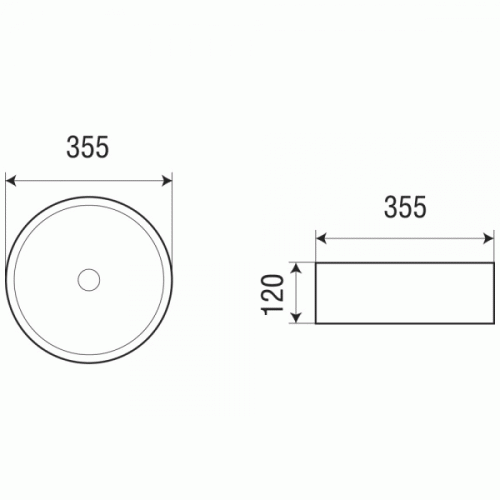 Накладная раковина WeltWasser Elbach 3134 белая интернет магазина сантехники Акванота