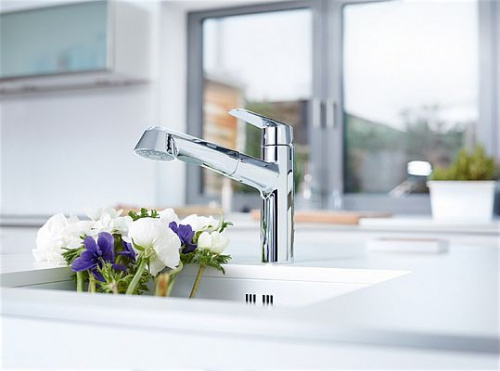 Смеситель для кухни Grohe Eurodisc Cosmopolitan 32257002 купить по всей России