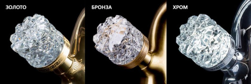 Смеситель для душа Boheme Crystal 274-CRST Хром купить по всей России