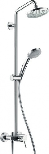 Душевая стойка Hansgrohe Croma 100 27154000, Душевые панели, Душевые системы, Стойки, Гарнитуры, лейки, тропический душ в Москве Тел.: +7 (968) 040-40-82