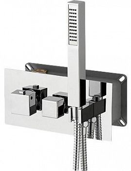 Смеситель с термостатом для душа RGW Shower Panels SP-44-03 с внутренней частью