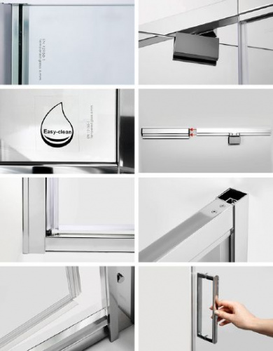 Душевой уголок Wasserkraft Berkel 48P14 110x80 см интернет магазина сантехники Акванота