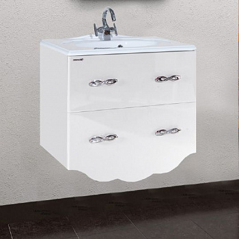 Тумба с раковиной Bellezza Версаль 80 белая