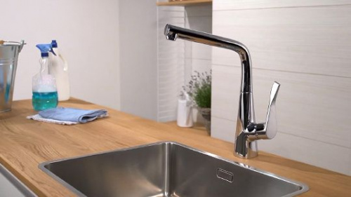 Смеситель для кухни Hansgrohe Metris 14823000 купить по всей России