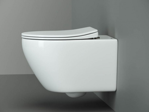 Подвесной унитаз Ceramica Nova Pearl Rimless CN8001 в интернет магазине сантехники Акванота в Москве Тел.: +7 (968) 040-40-82