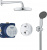 Душевой комплект Grohe Precision Trend 34733002, Душевые панели, стойки, лейки, гарнитуры купить в магазине Акванота.ру Душевой комплект Grohe Precision Trend 34733002, Душевые панели, Душевые системы, Душевые стойки, Гарнитуры, лейки, тропический душ в Москве Тел.: +7 (968) 040-40-82